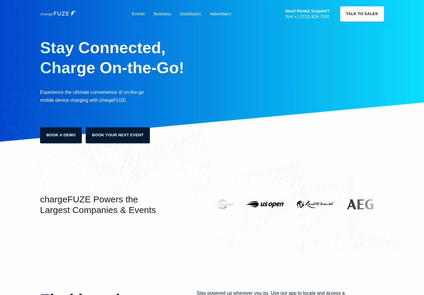 Screenshot of chargefuze.com