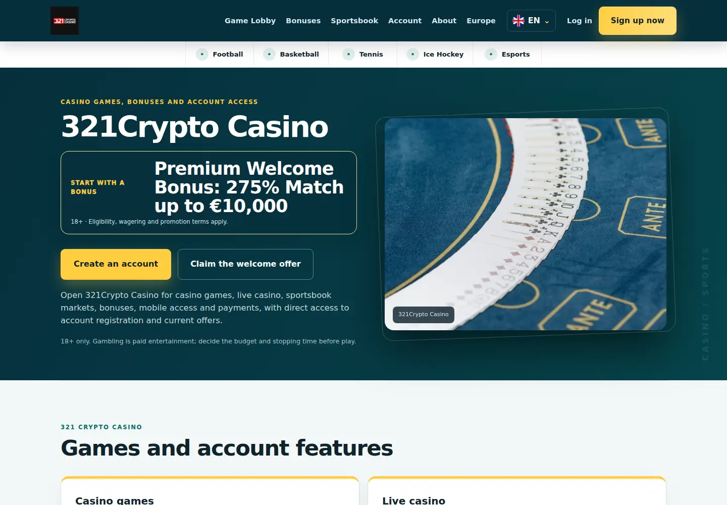 Screenshot of 321crypto.eu