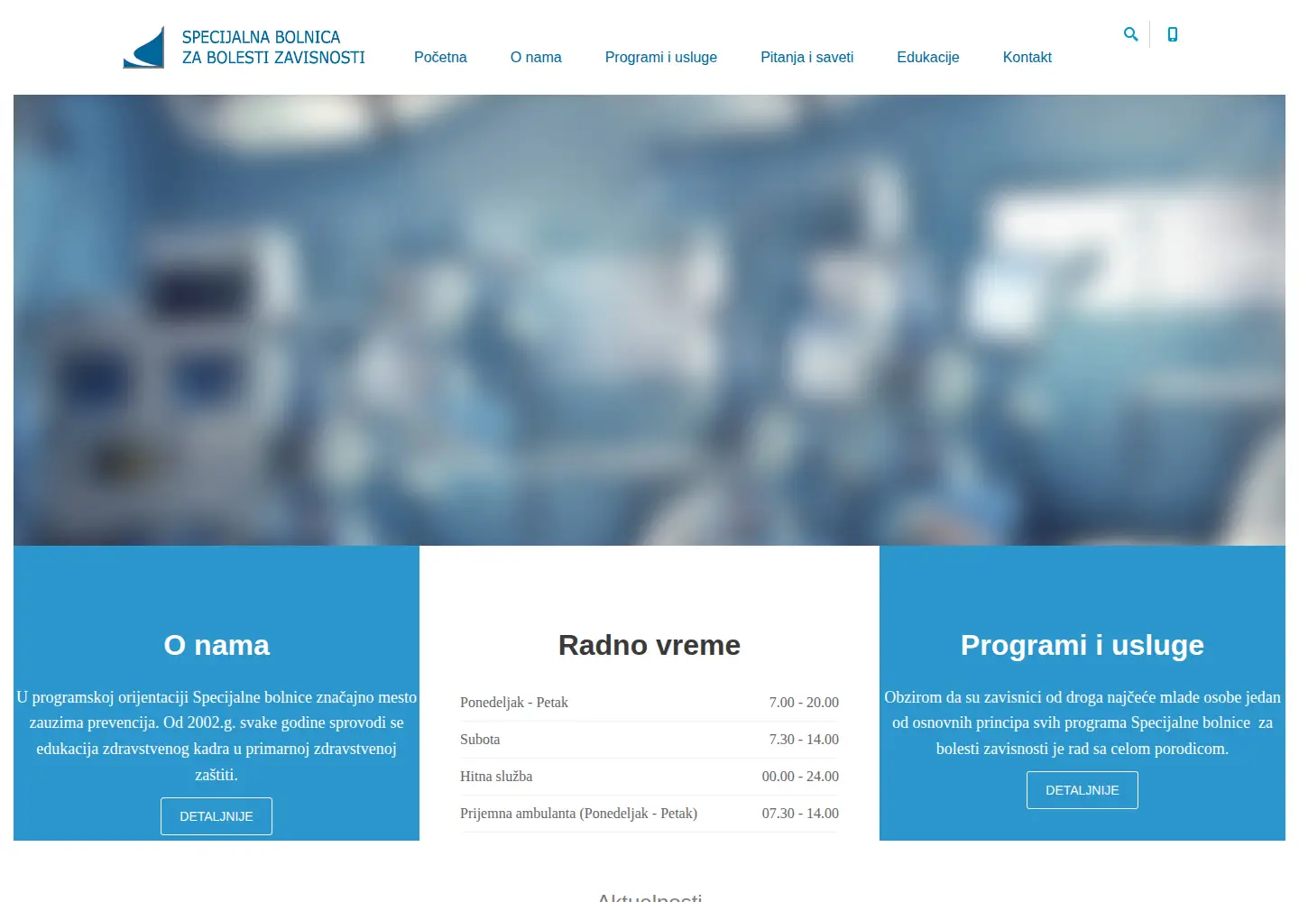 Screenshot of drajzerova.org.rs