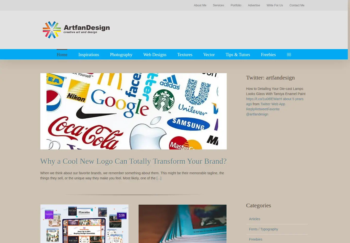 Screenshot of artfans.info