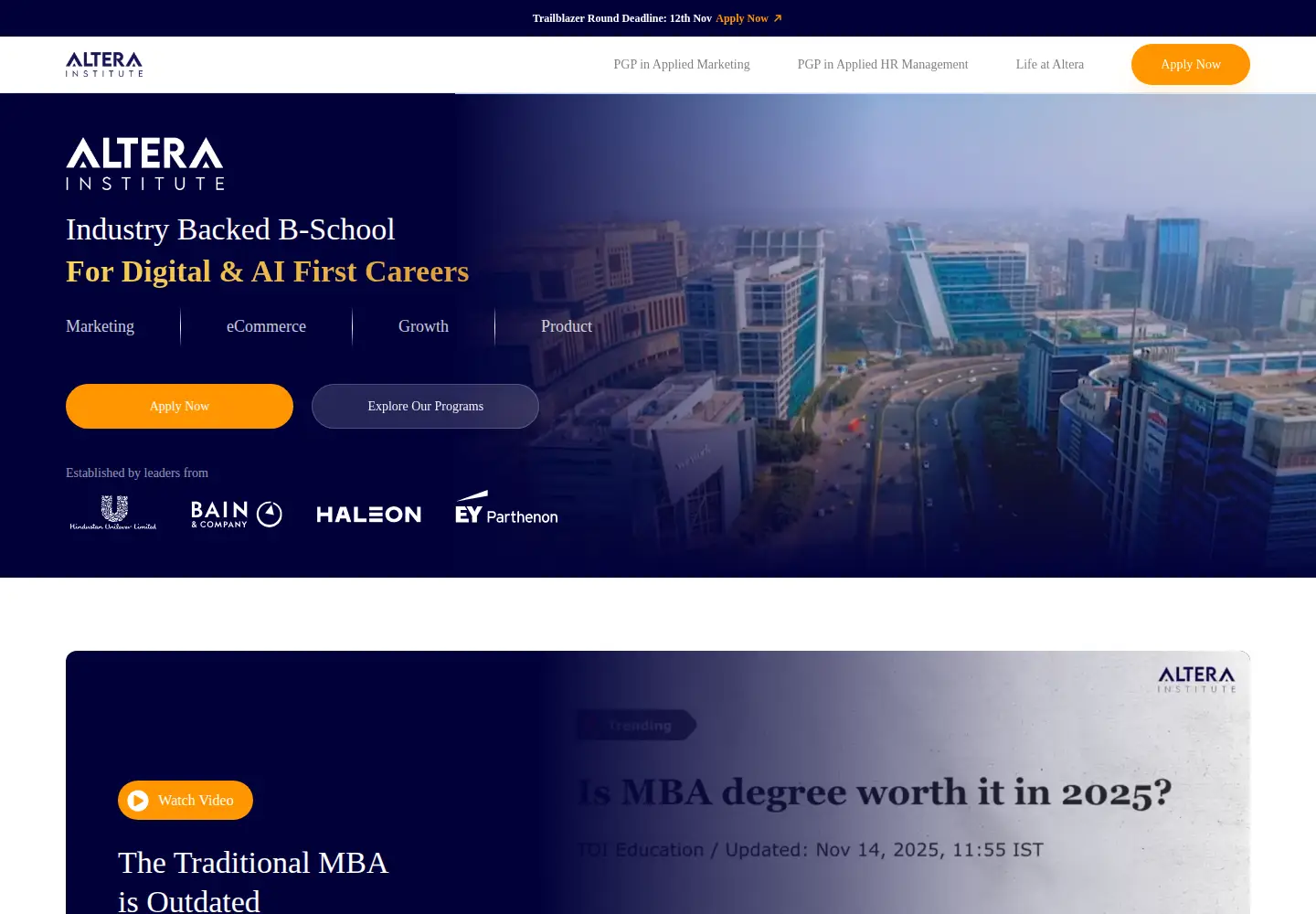 Screenshot of alterainstitute.com