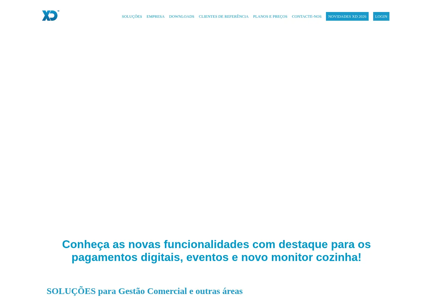 Captured homepage of xdsoftware.pt in the current scan