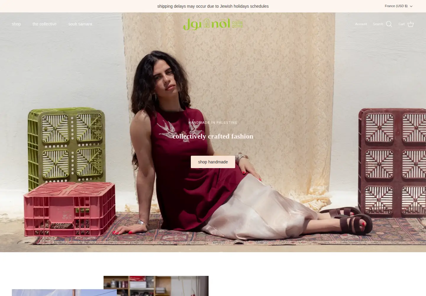 Screenshot of nolcollective.com