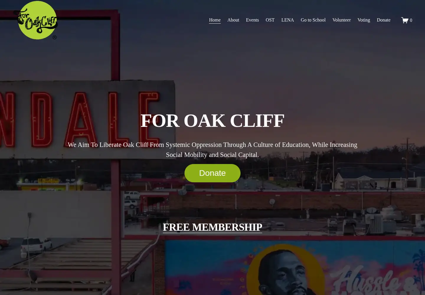 Screenshot of foroakcliff.org