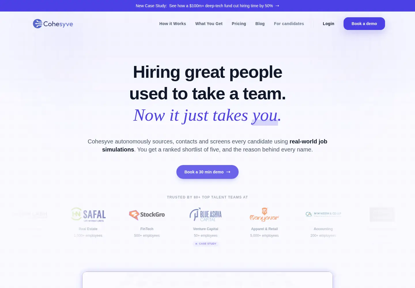 Screenshot of cohesyve.com