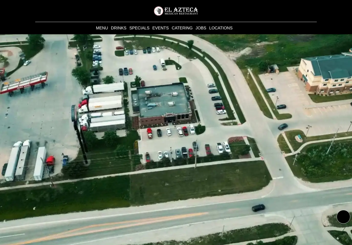 Captured homepage of elaztecaames.com in the current scan