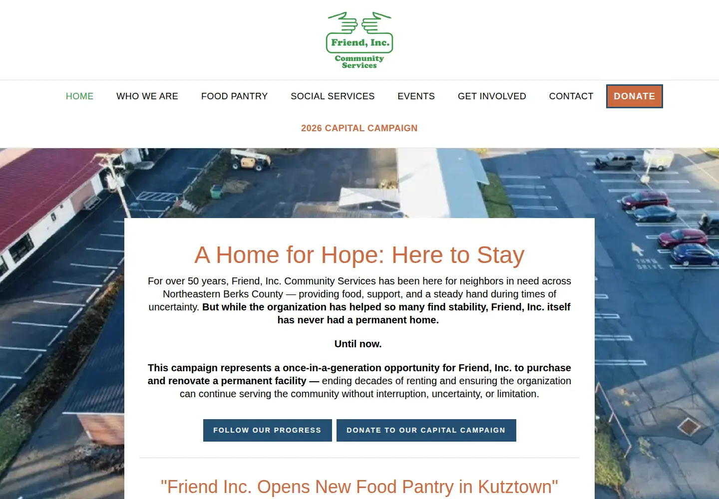 Screenshot of friendinc.org
