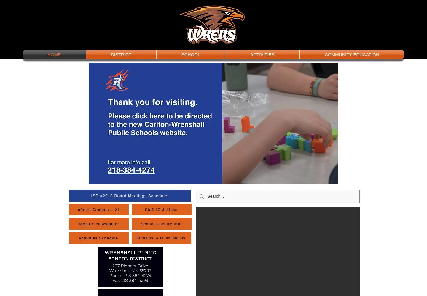 Captured homepage of isd100.org in the current scan