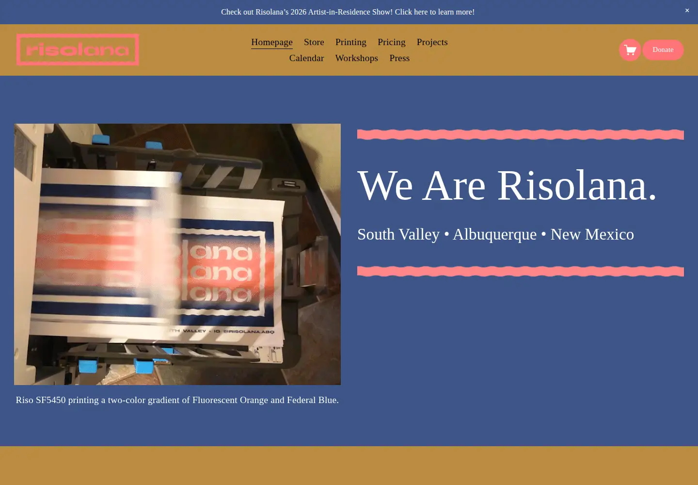 Screenshot of risolana.org