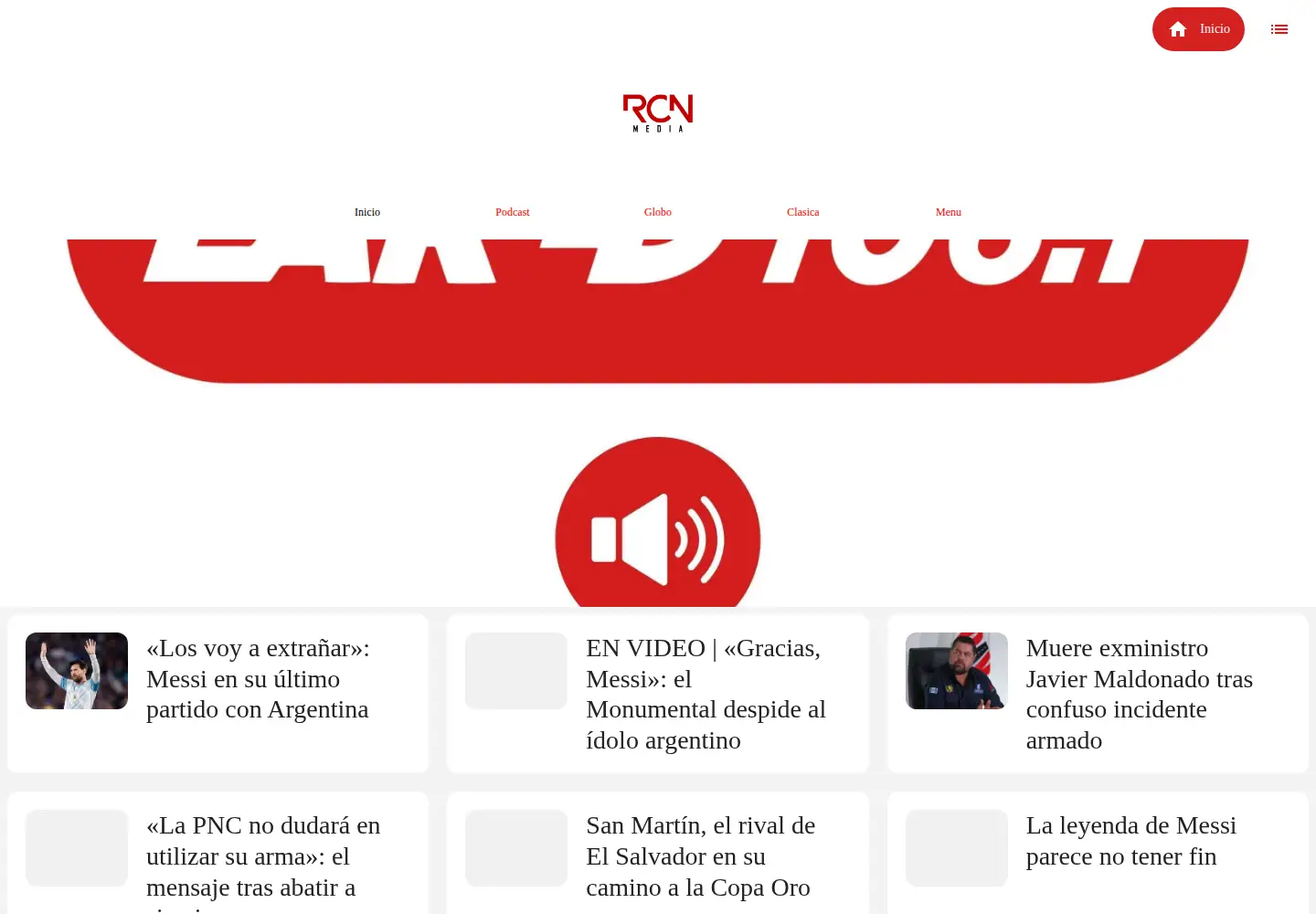 Screenshot of rcnguatemala.com