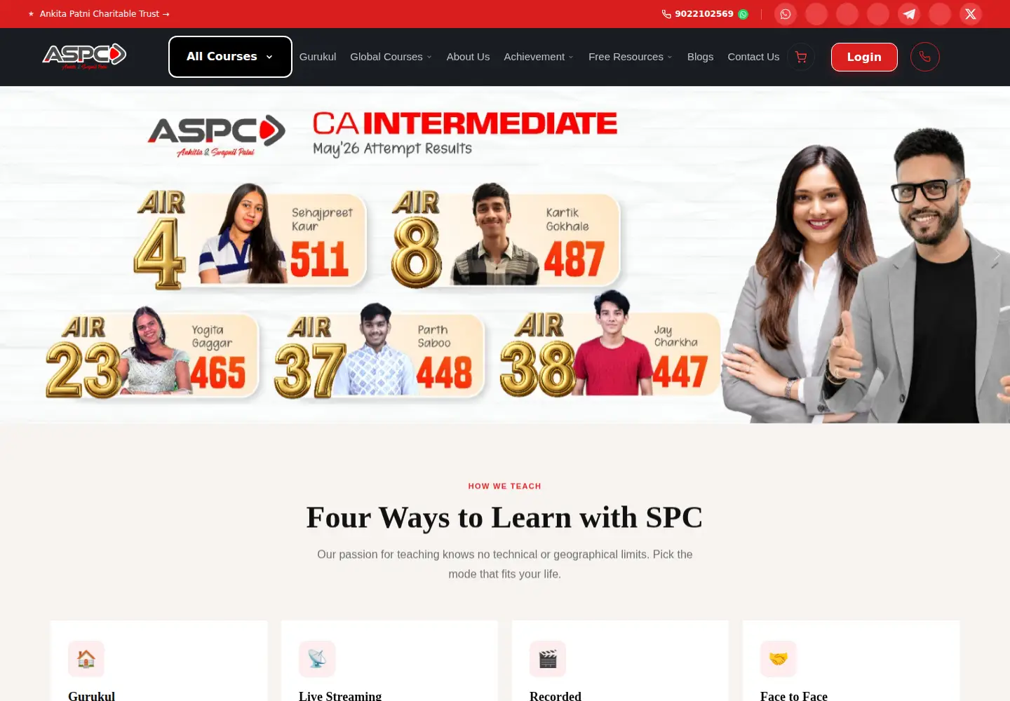 Screenshot of swapnilpatni.com
