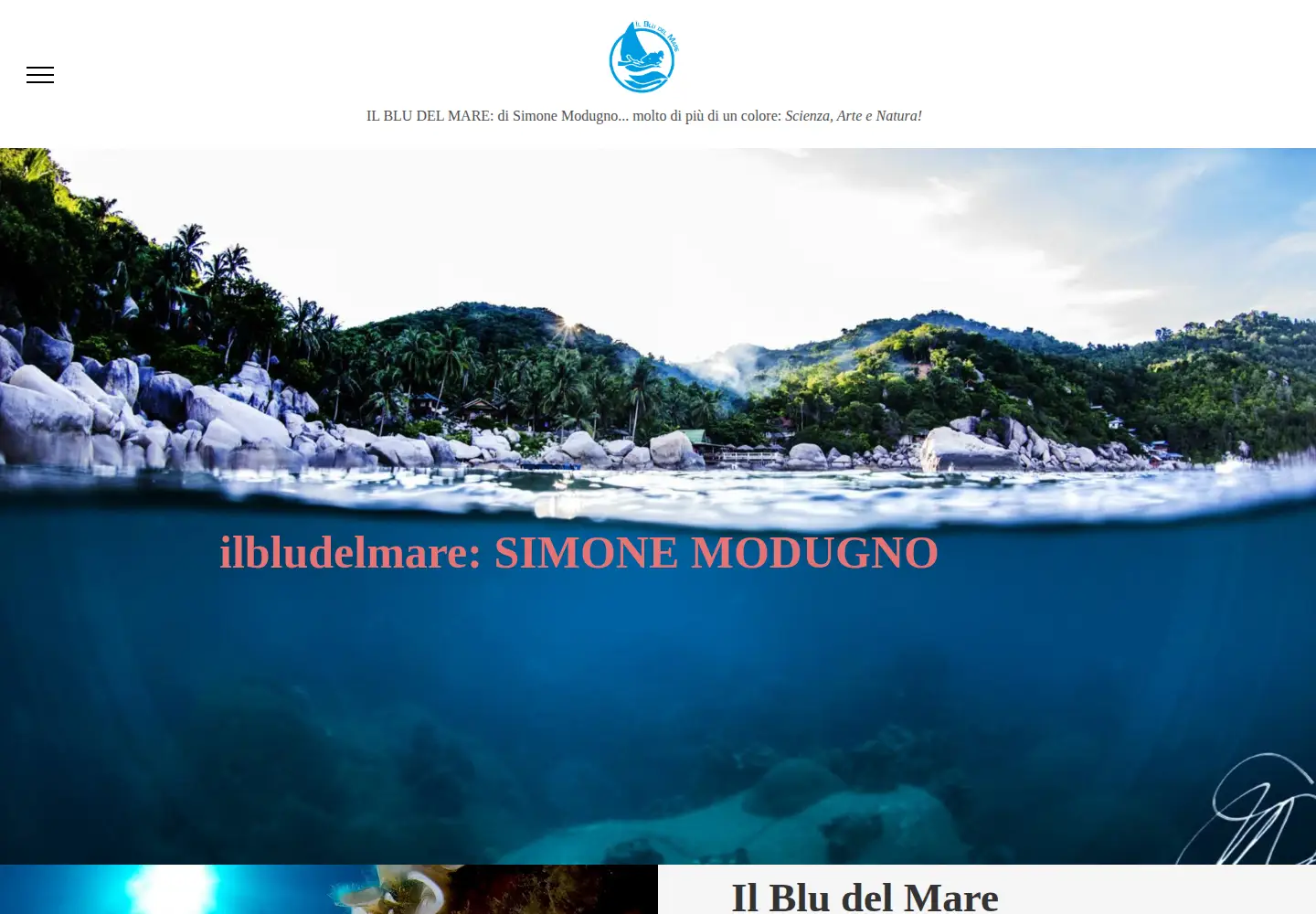 Screenshot of ilbludelmare.it