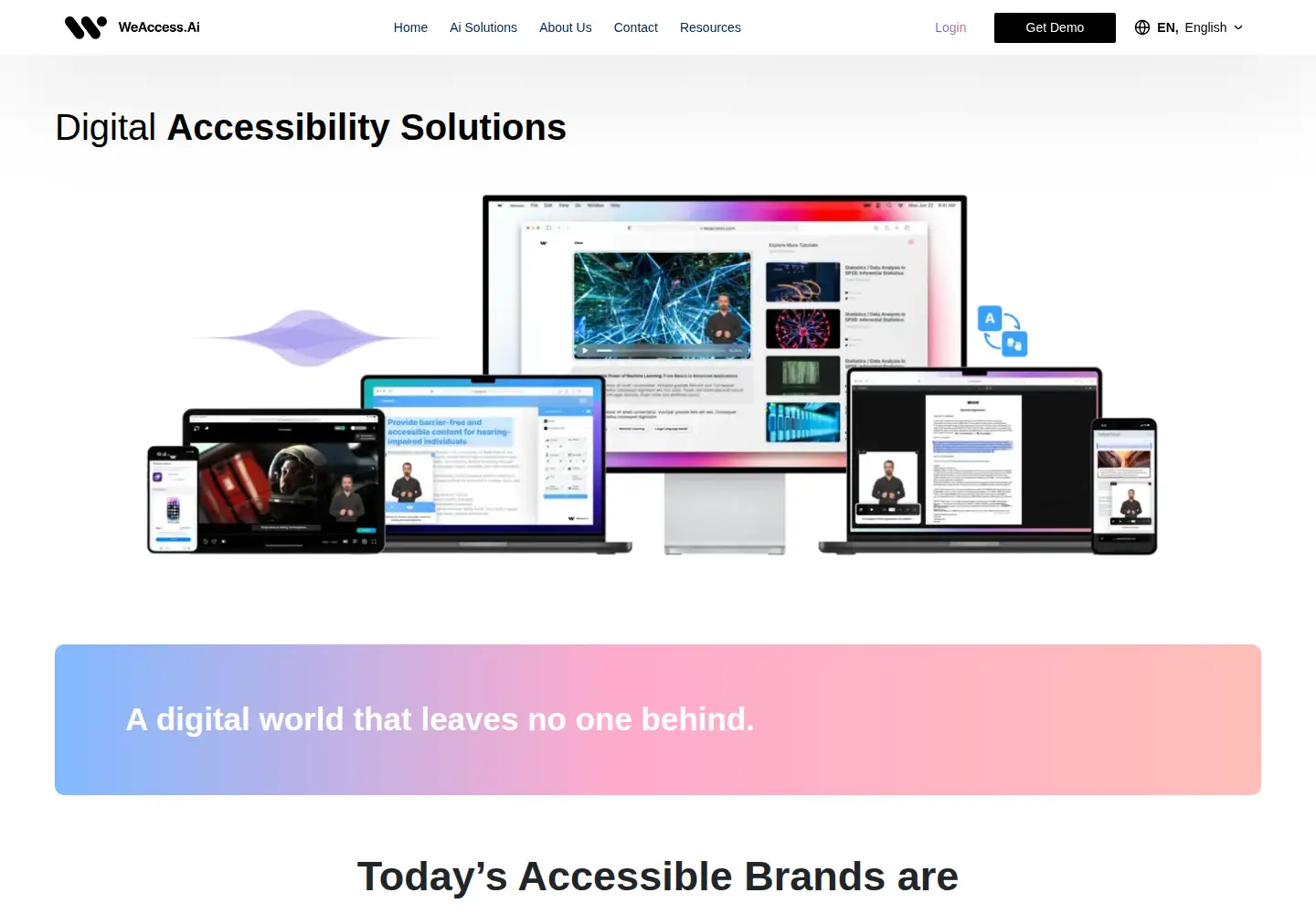 Screenshot of weaccess.ai