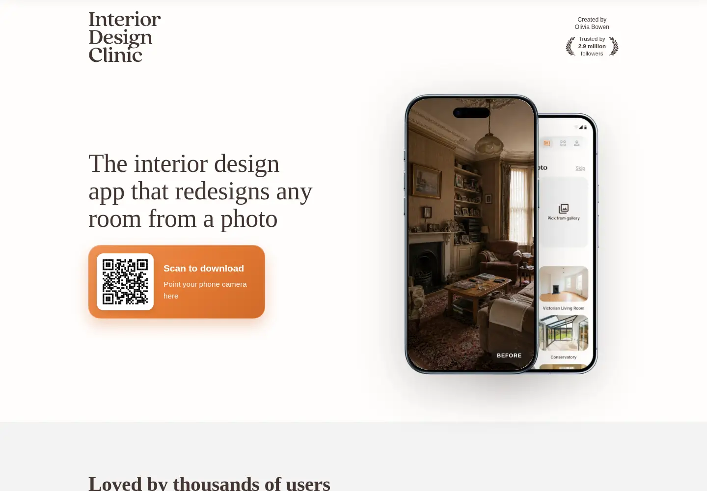 Screenshot of interiordesignclinic.com