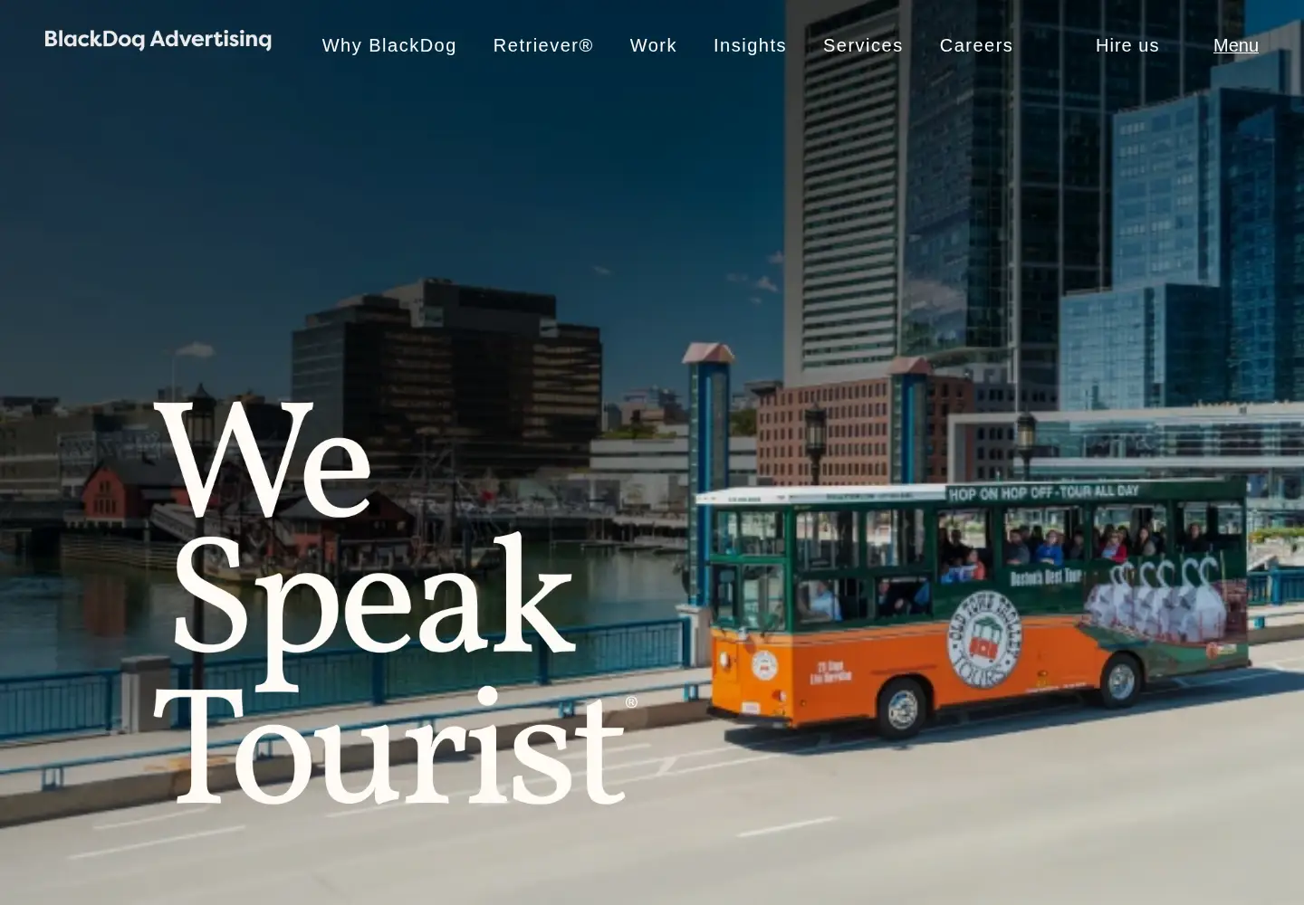 Screenshot of blackdogadvertising.com