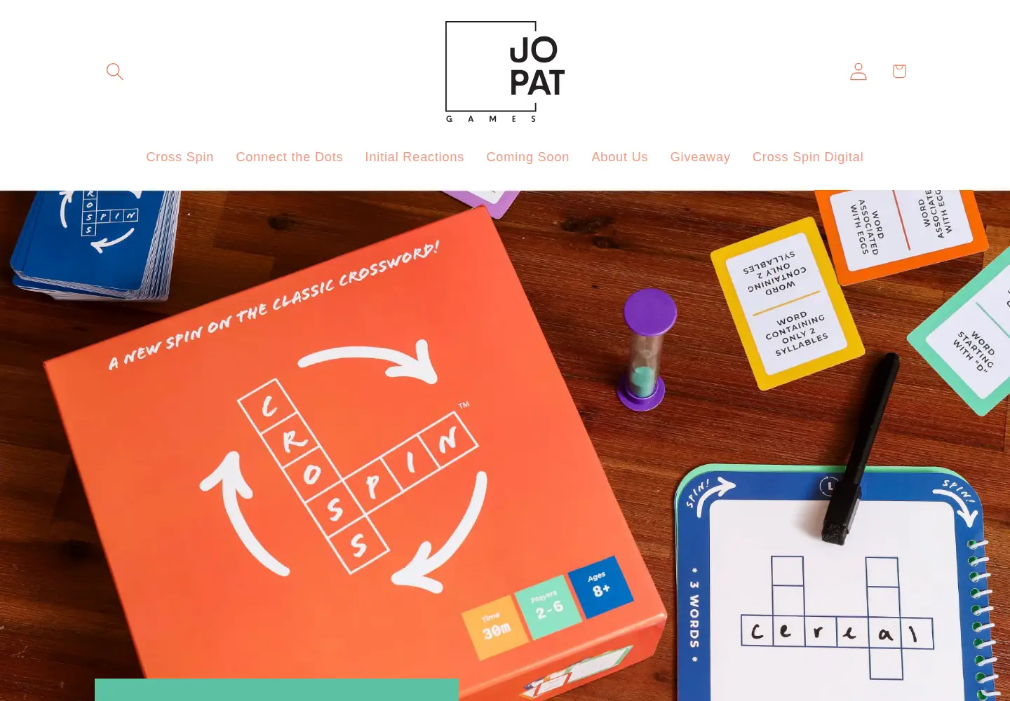 Screenshot of jopatgames.com
