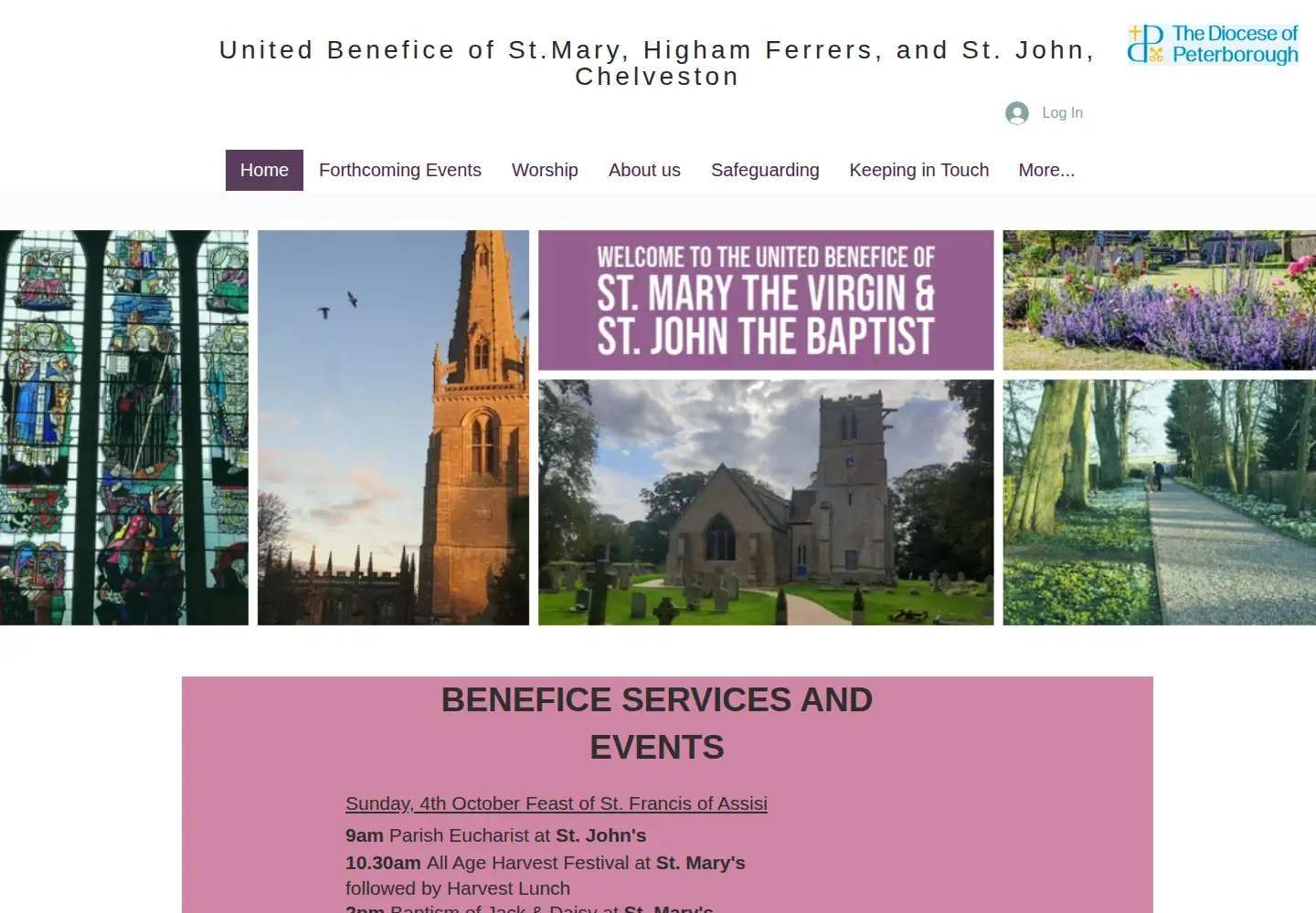 Screenshot of stmaryhighamferrers.org