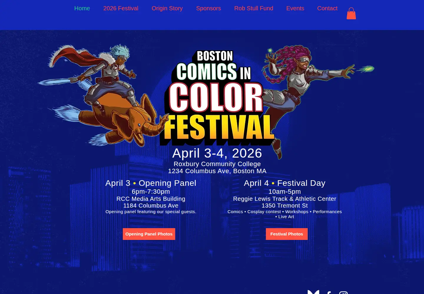 Screenshot of comicsincolor.org
