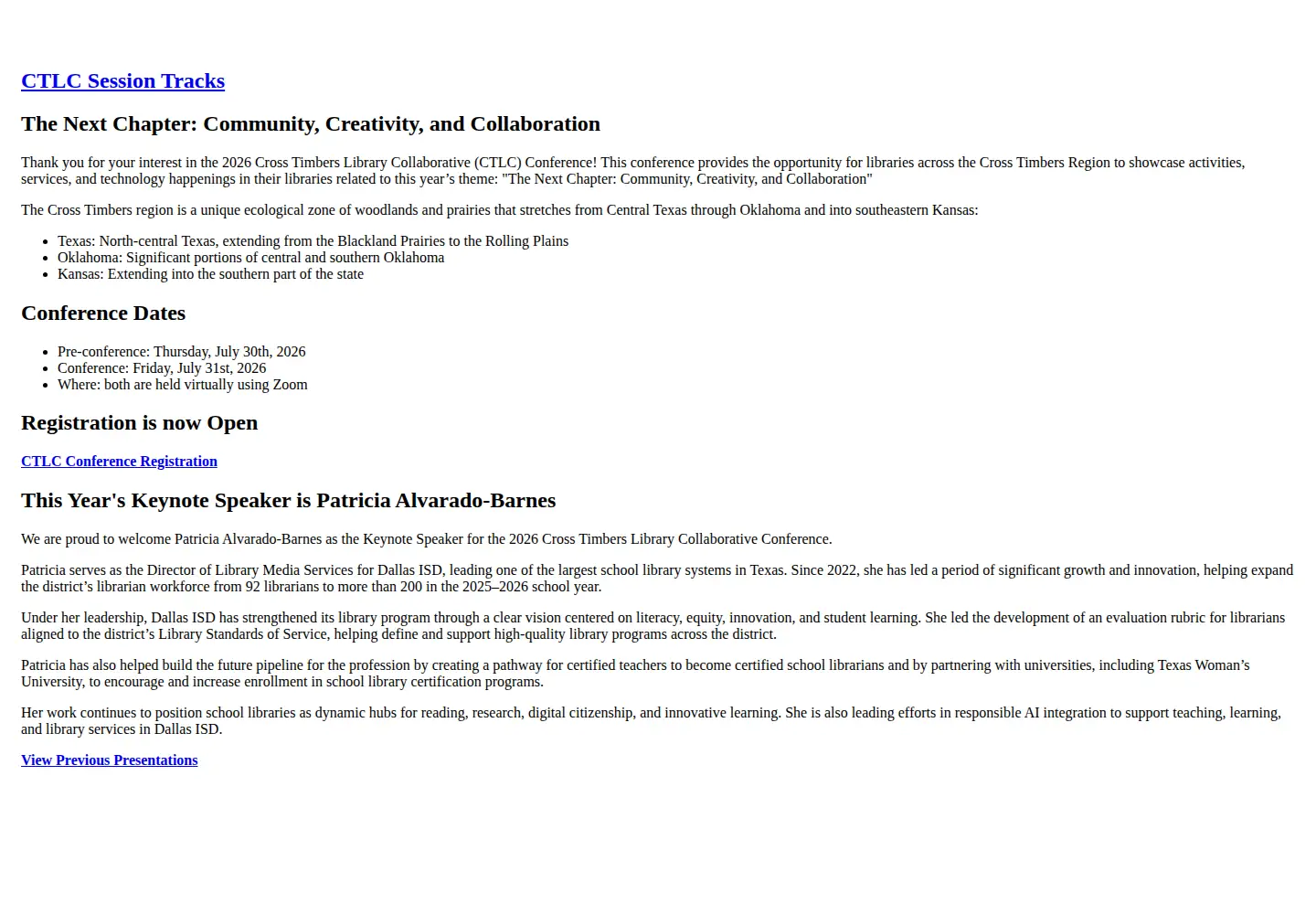 Screenshot of ct-lc.org