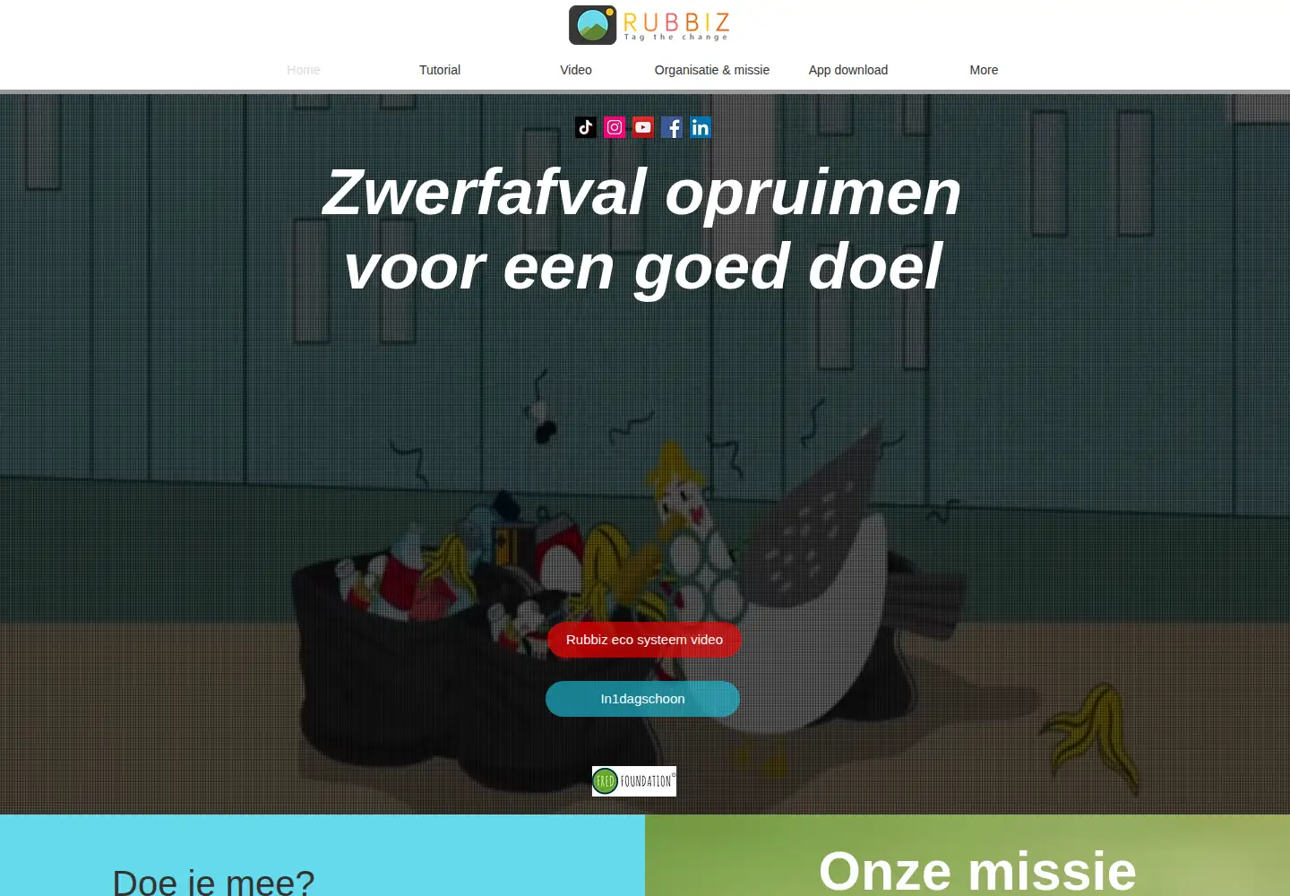 Screenshot of rubbiz.org
