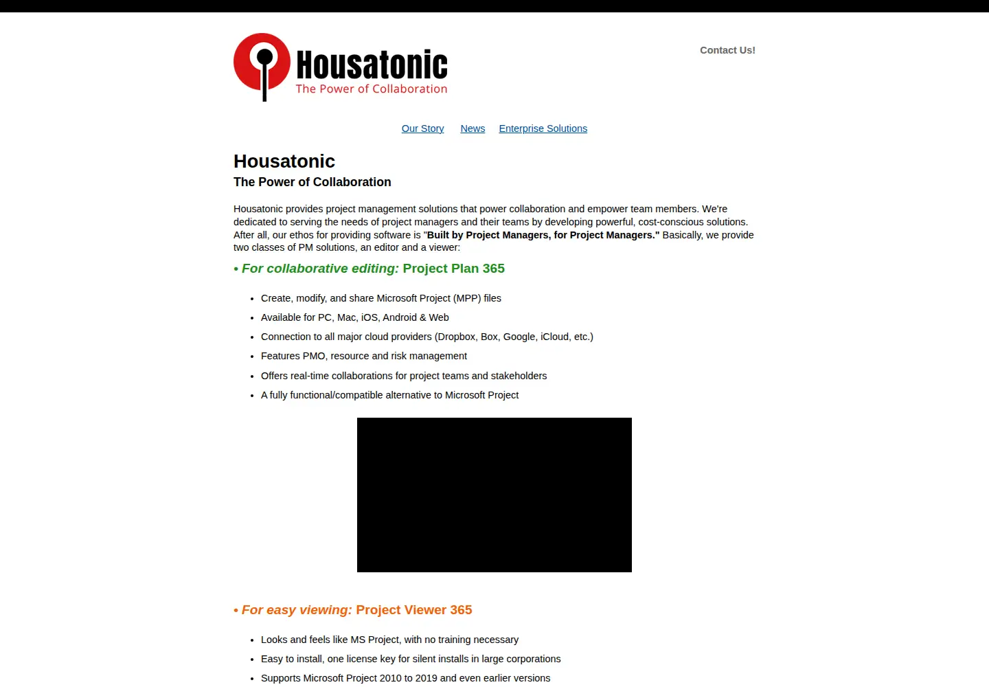 Screenshot of housatonic.com