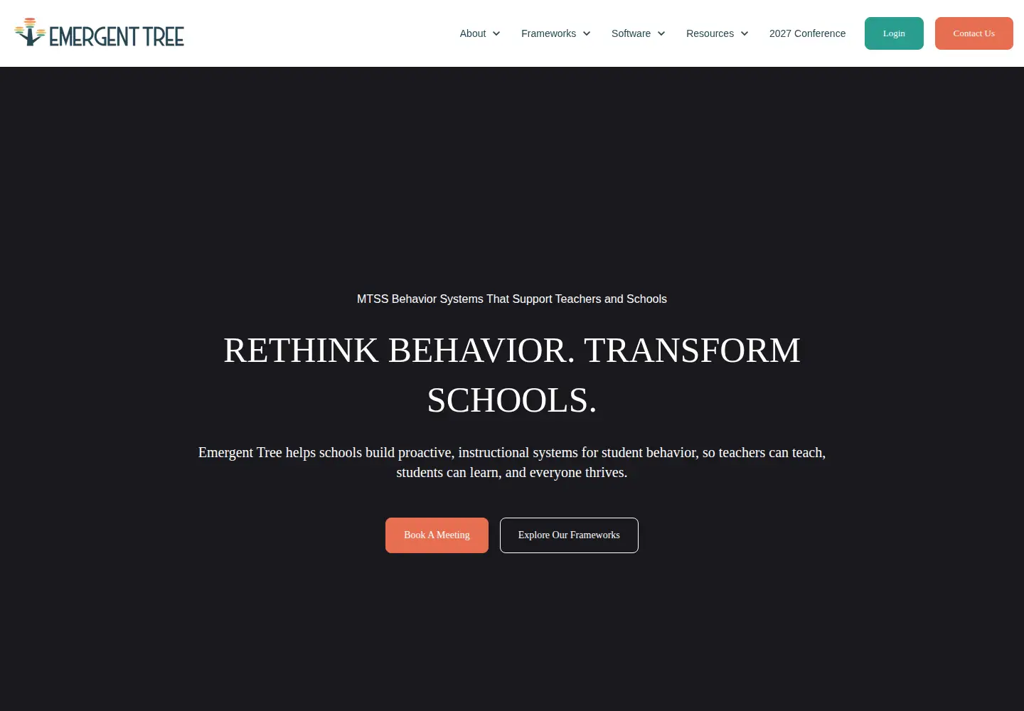 Screenshot of emergenttree.com