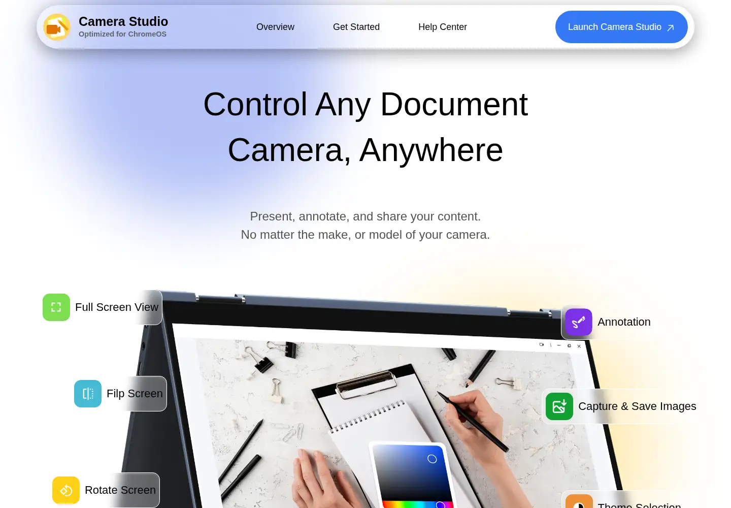 Screenshot of camerastudio.app