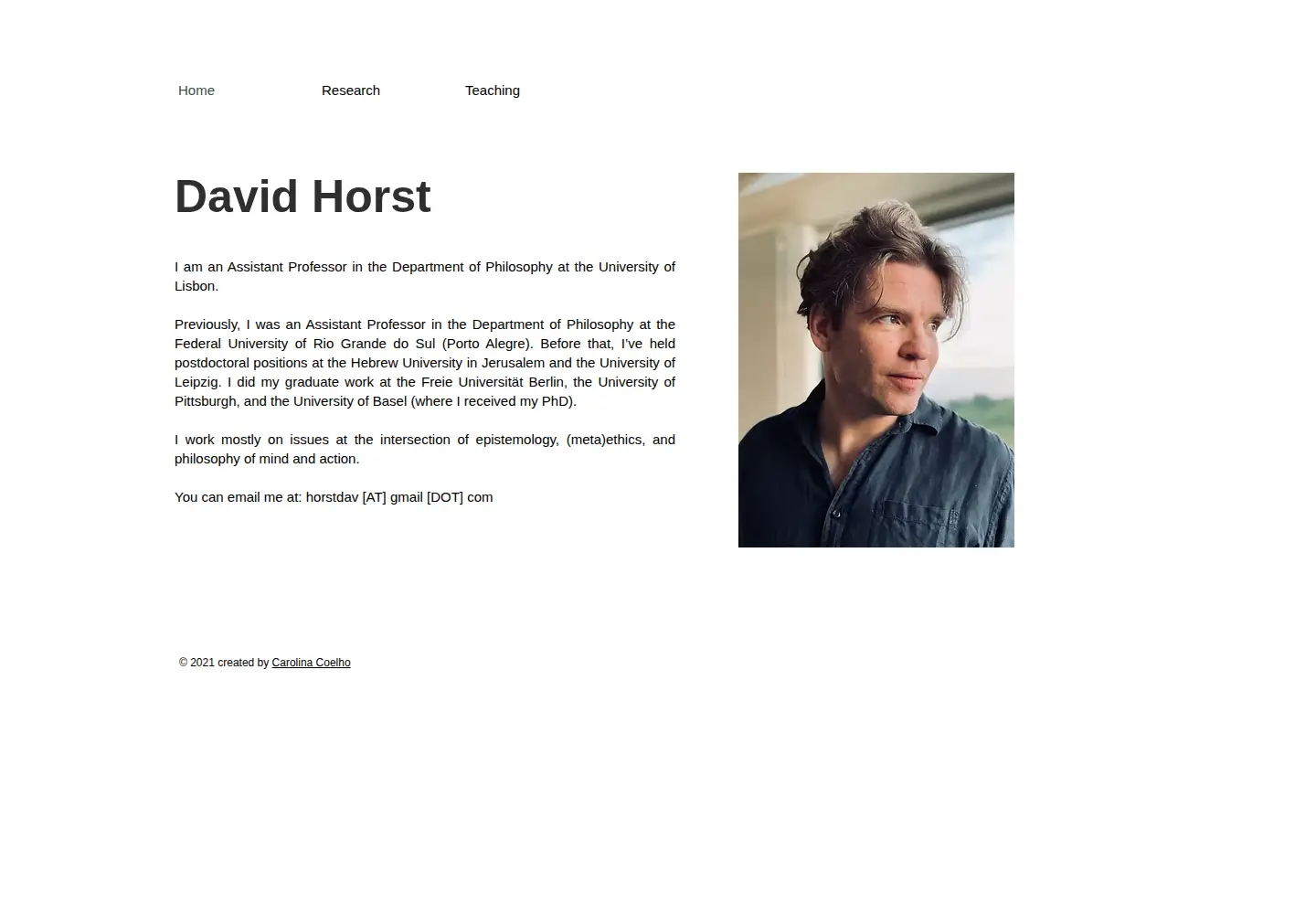 Captured homepage of dhorst.com in the current scan