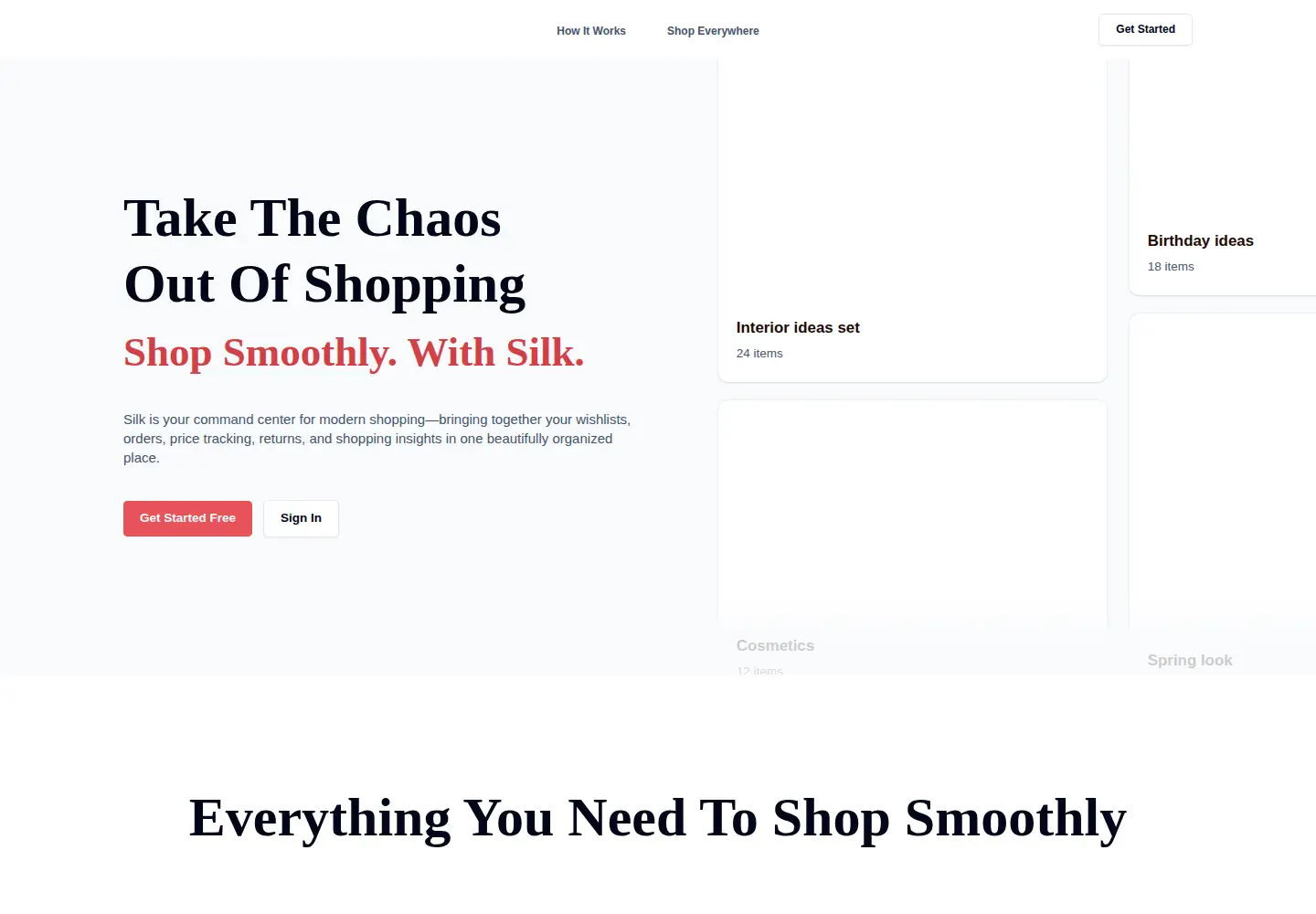 Screenshot of silk-shopping.com