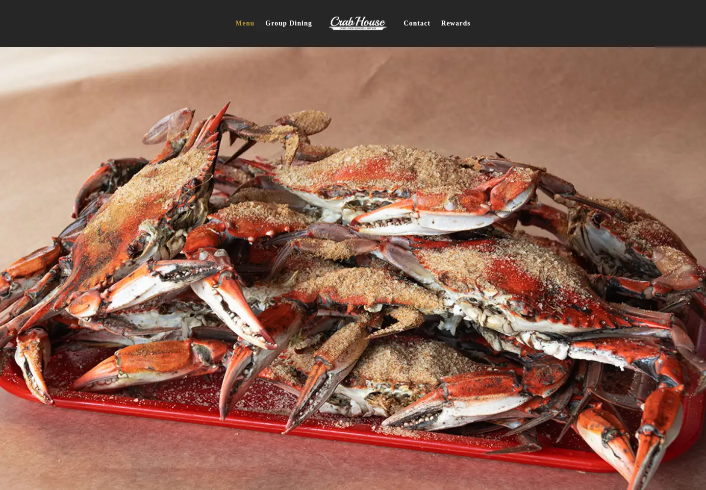 Captured homepage of crabhouserehoboth.com in the current scan