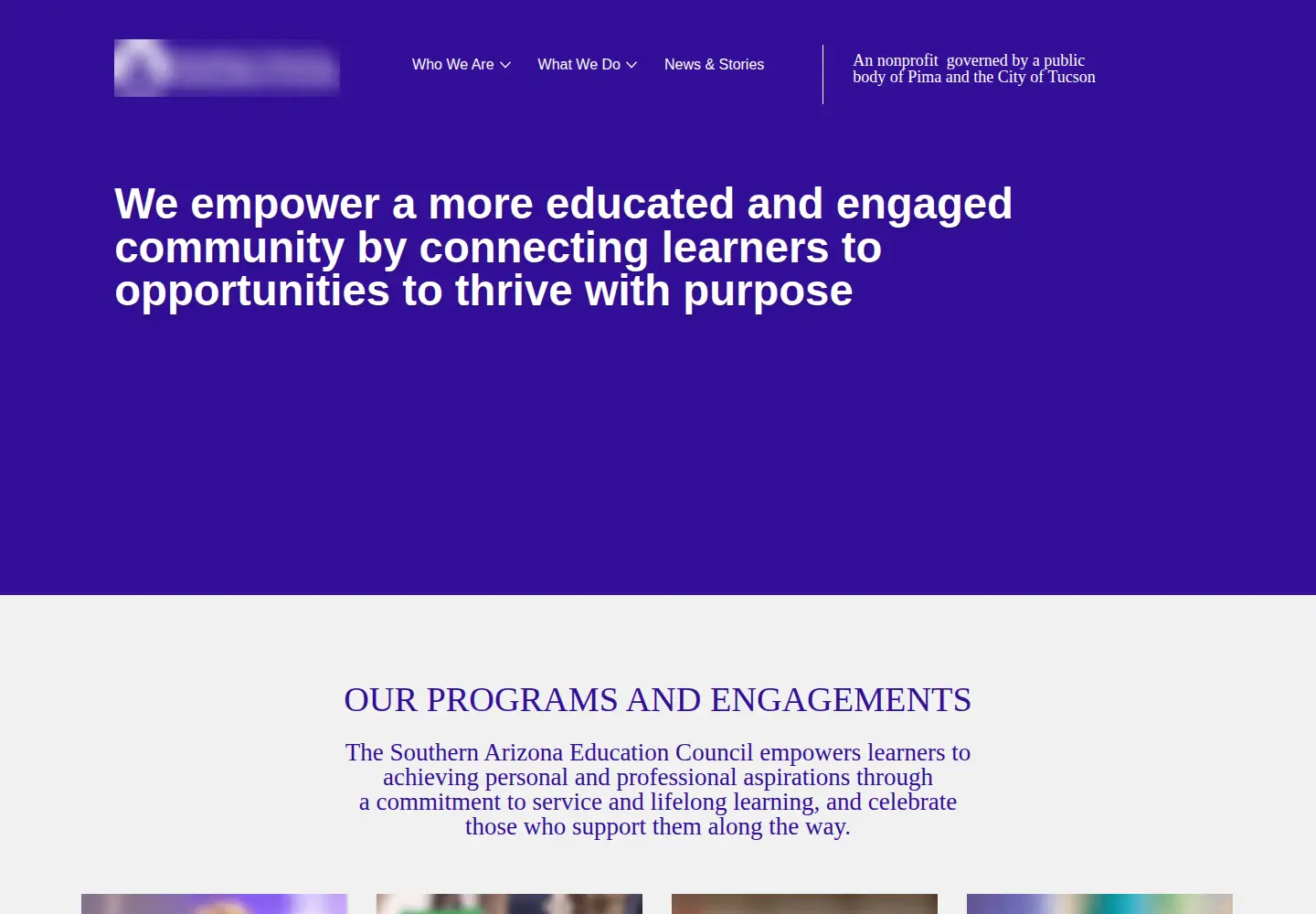 Captured homepage of metedu.org in the current scan