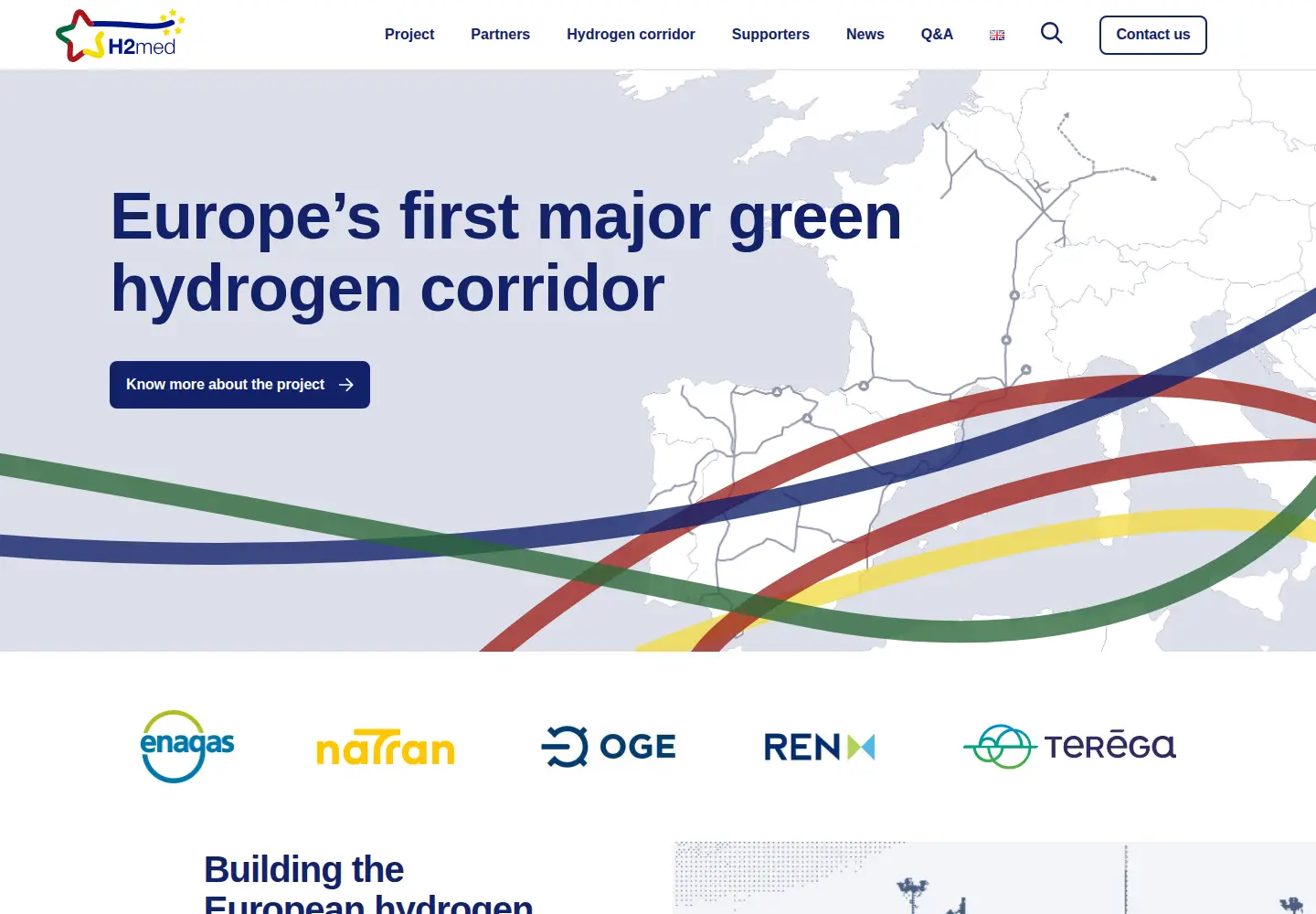 Captured homepage of h2medproject.com in the current scan