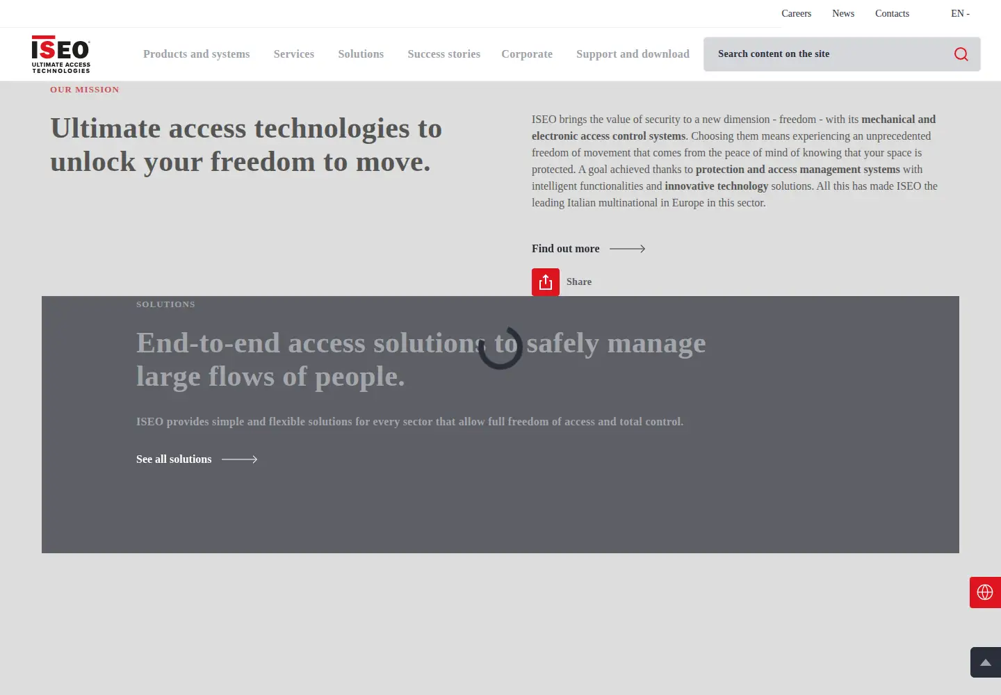 Screenshot of iseo.com