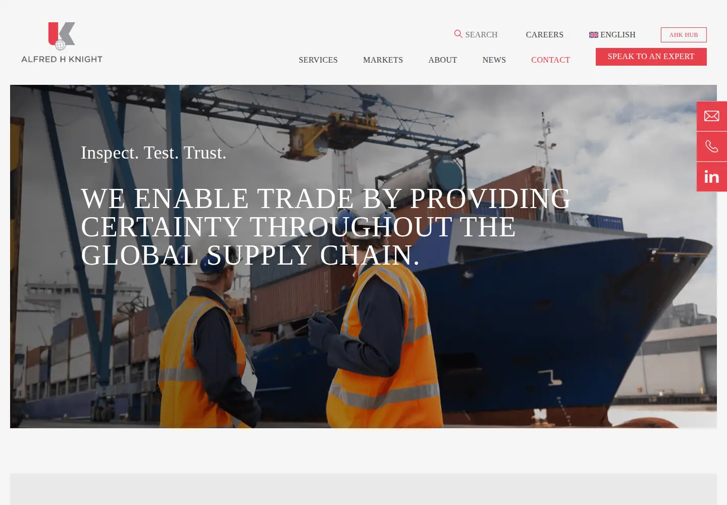 Screenshot of ahkgroup.com