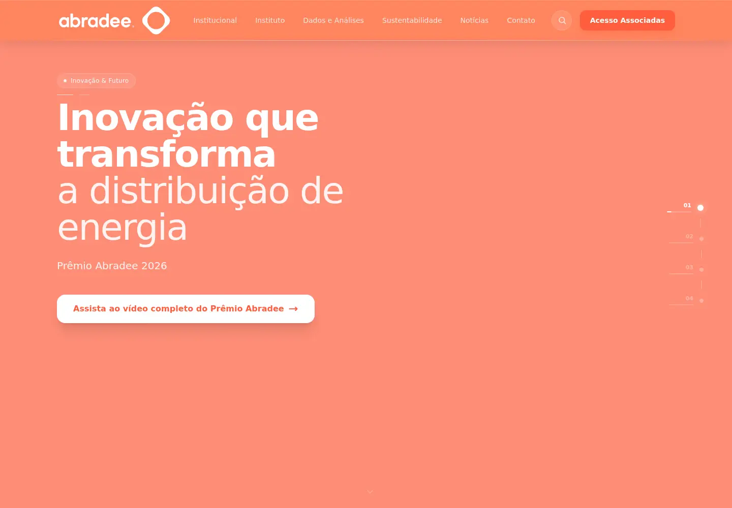 Captured homepage of abradee.org.br in the current scan