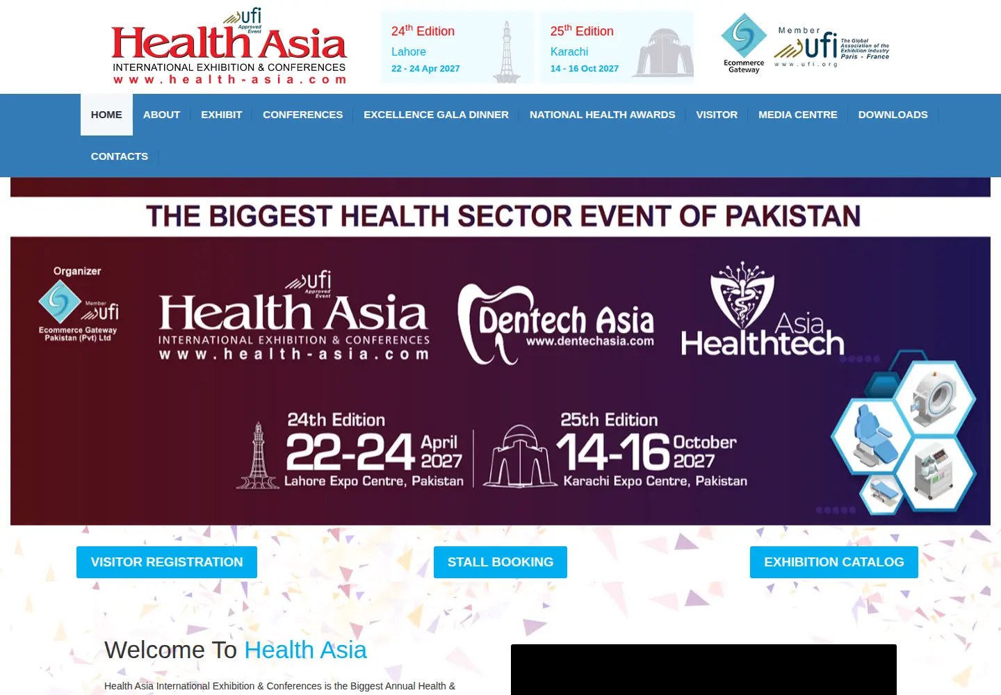 Captured homepage of health-asia.com in the current scan