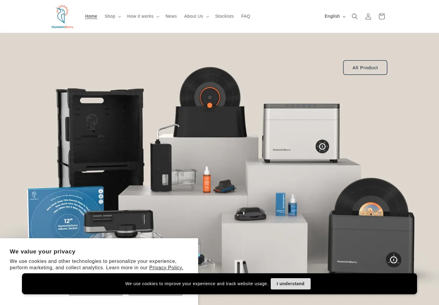 Screenshot of humminguru.com
