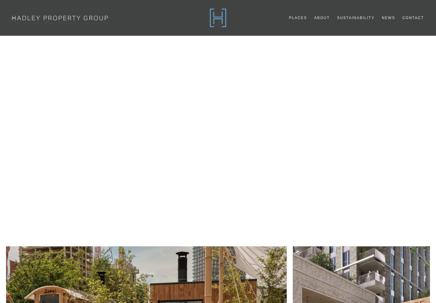 Captured homepage of hadleypropertygroup.com in the current scan
