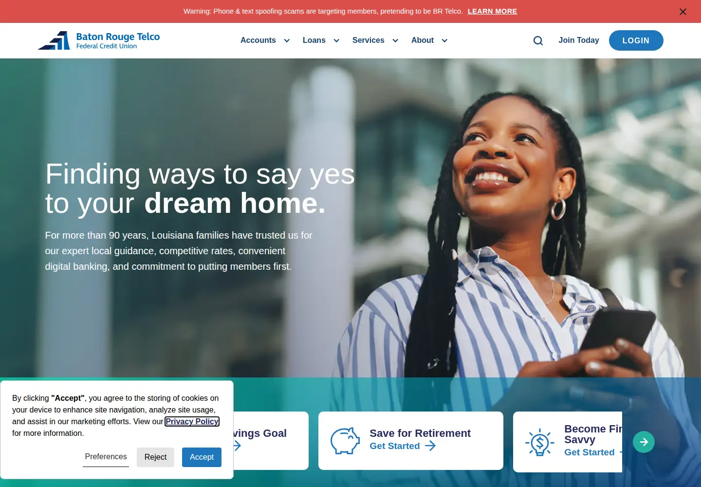 Screenshot of brtelco.org