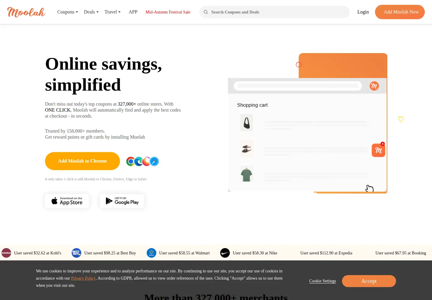 Screenshot of joinmoolah.com