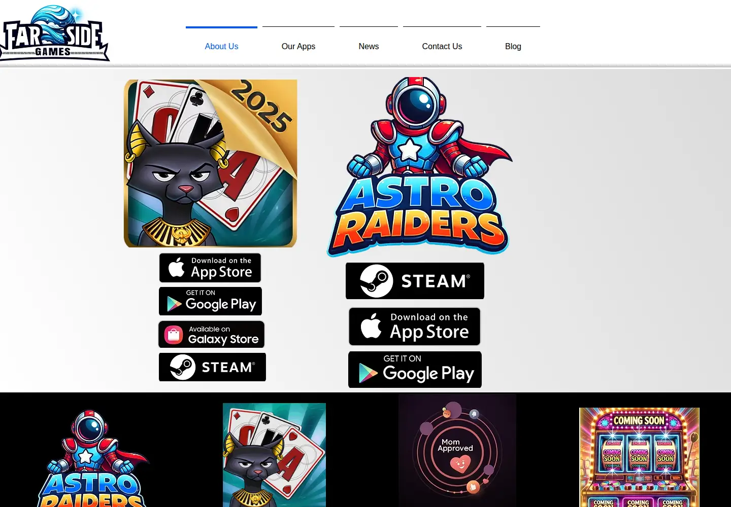 Screenshot of farsidegames.com