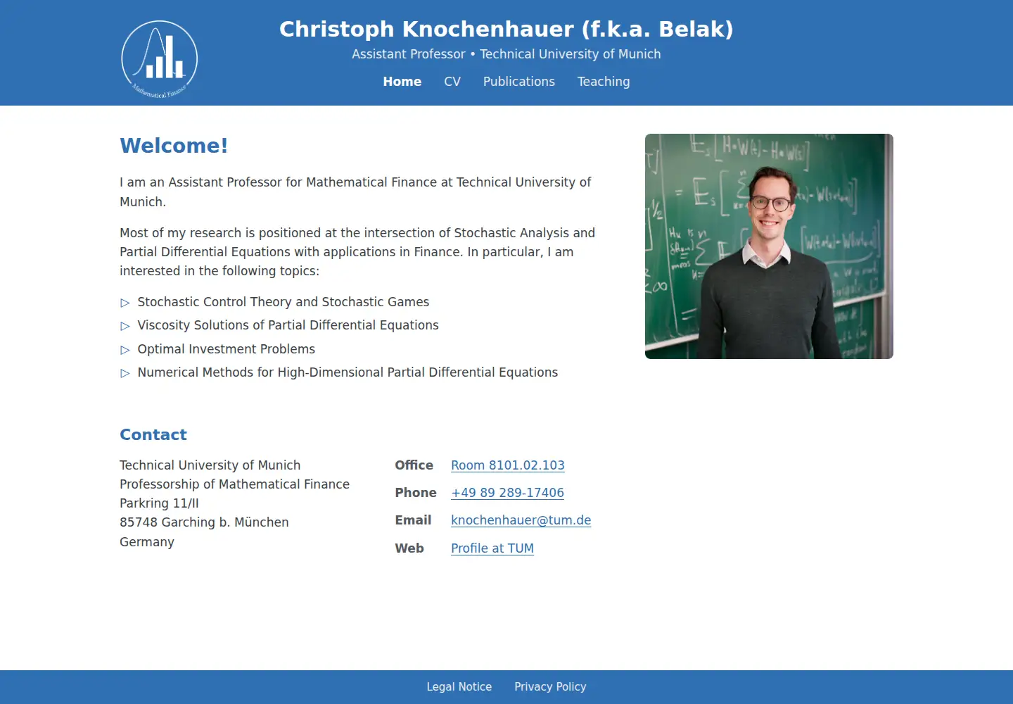 Screenshot of stochasticcontrol.org