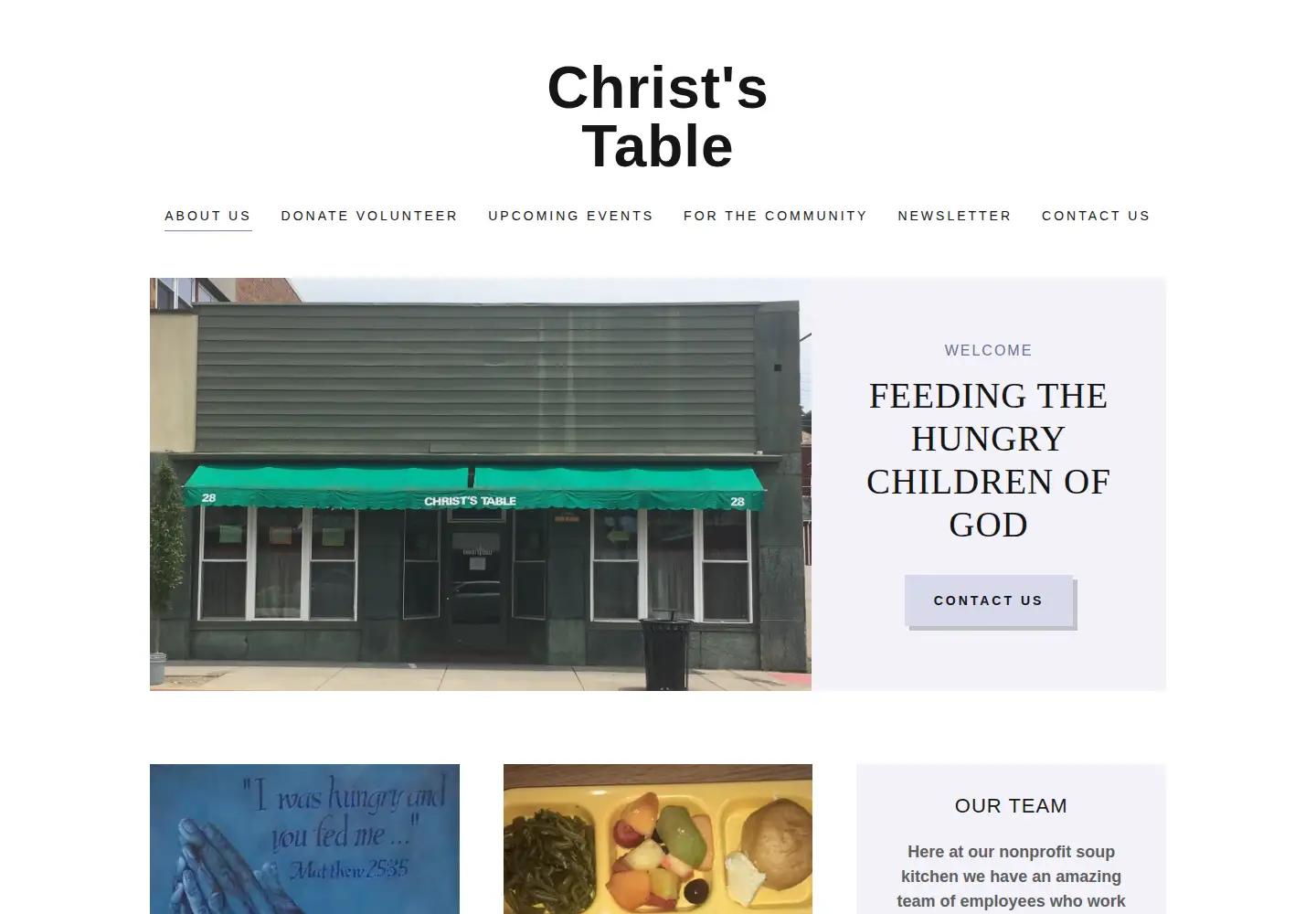 Screenshot of christstable.org