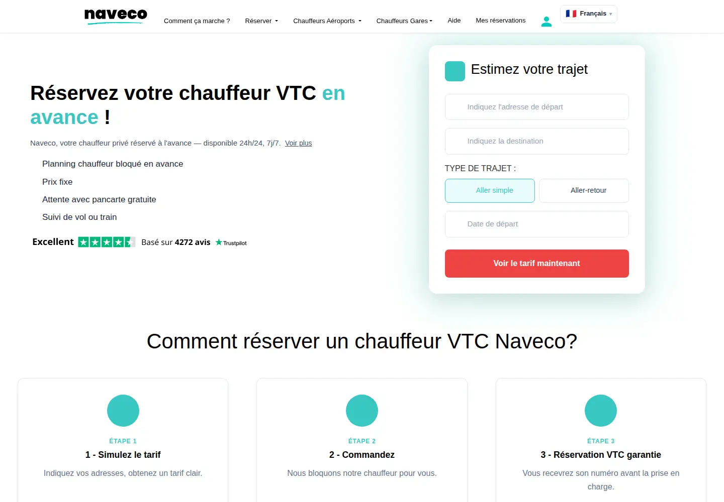 Screenshot of nav-eco.fr