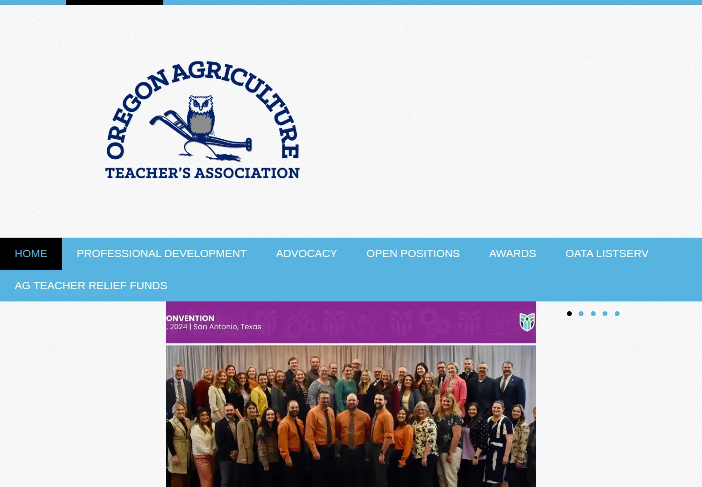 Screenshot of ovata.org