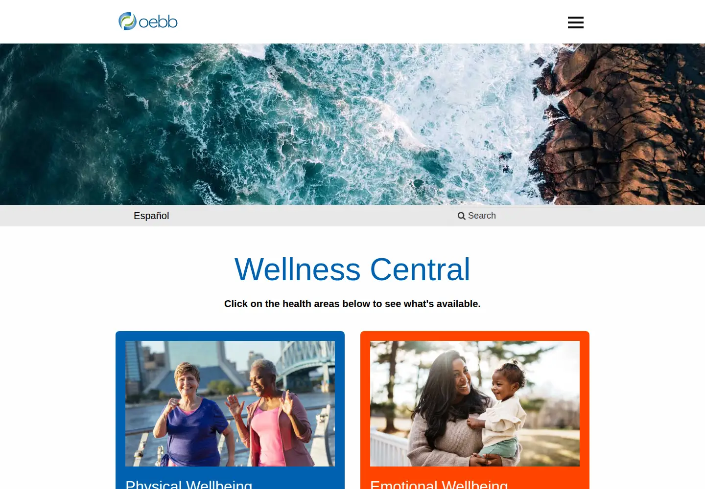 Screenshot of oebbwellnesscentral.com