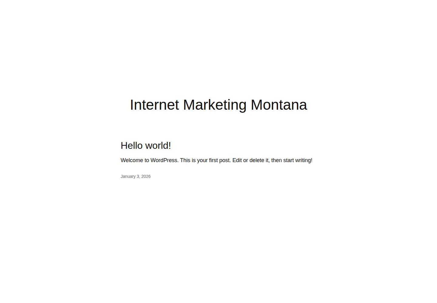 Screenshot of internetmarketingmontana.com