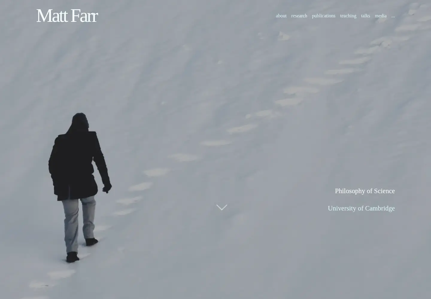 Screenshot of mattfarr.co.uk