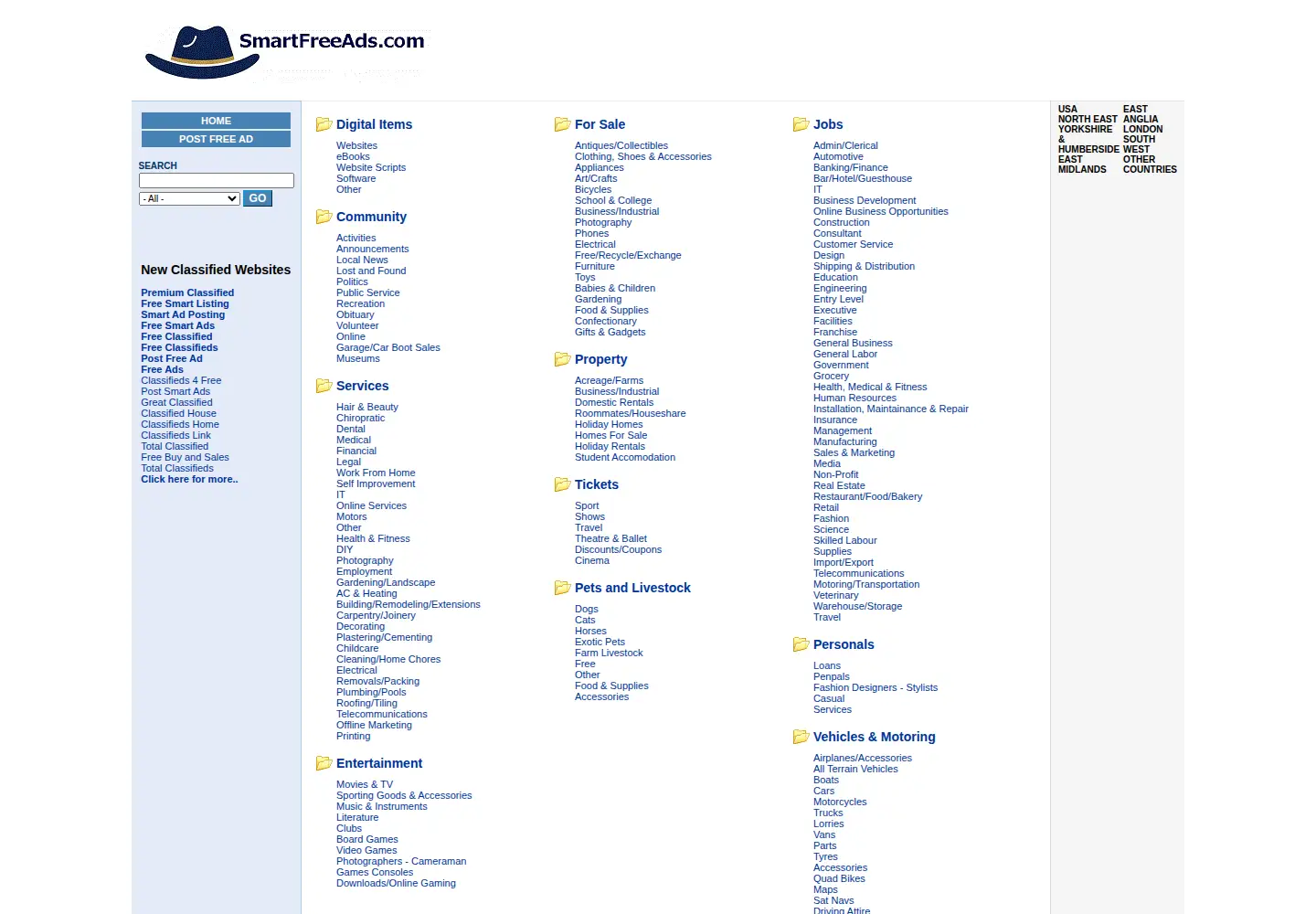 Screenshot of smartfreeads.com