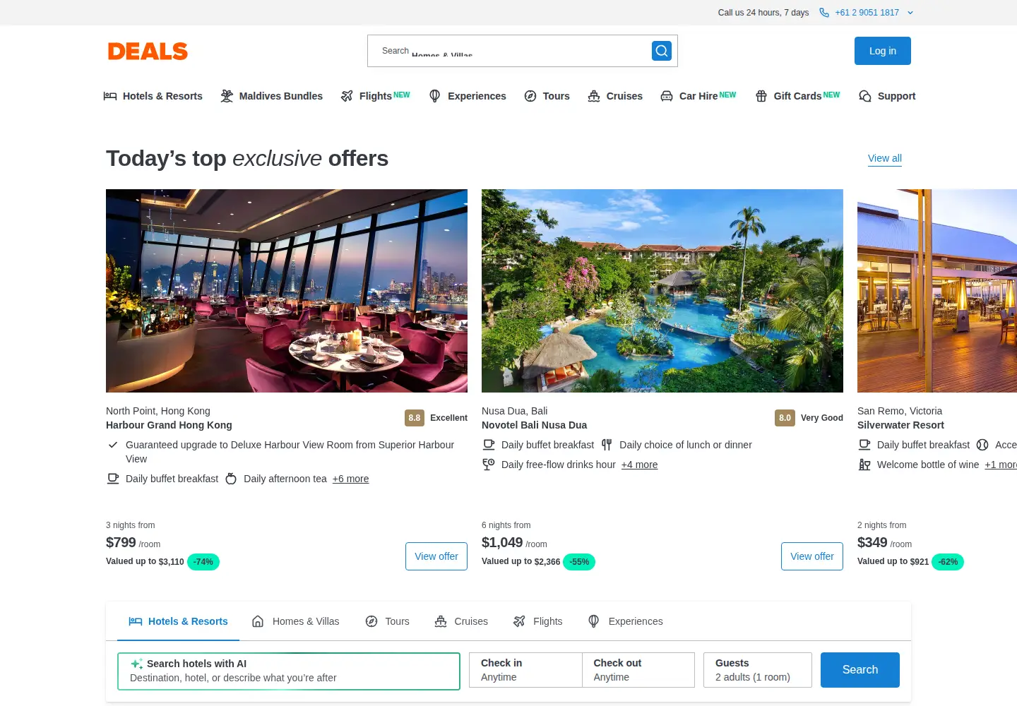 Screenshot of deals.com.au